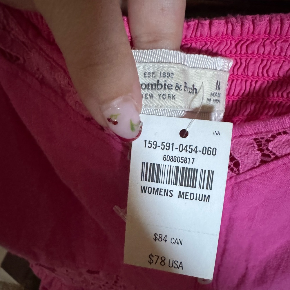Abercrombie & Fitch Pink Dress - Picture 2 of 3